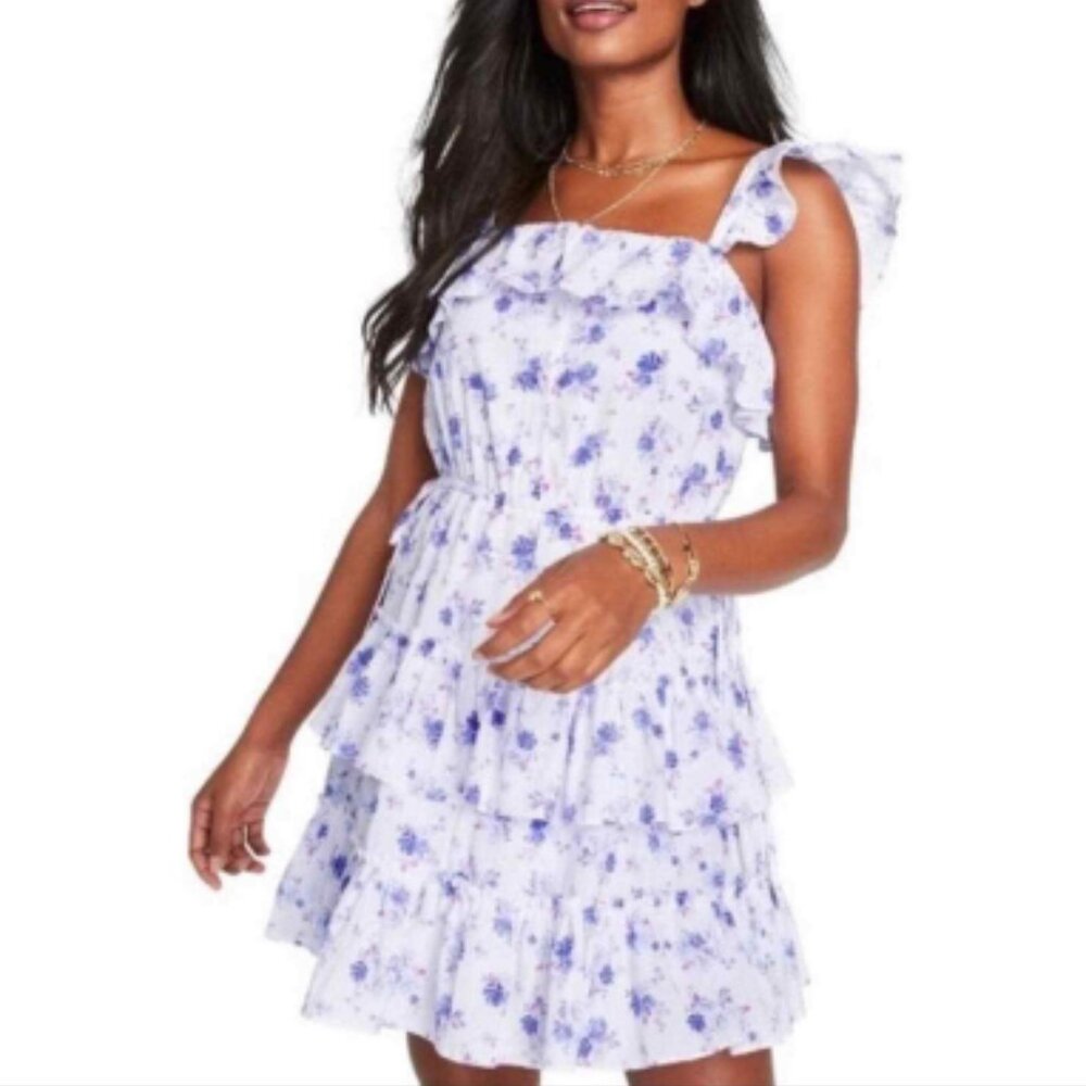 LoveShackFancy x Target Amalie Tiered Ruffle Dress Small